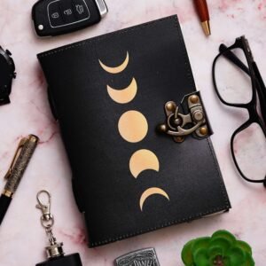 Vintage Handmade Genuine Leather Diary Journal | Premium Antique String Closure | 200 Handmade Unruled Pages DIARY-57